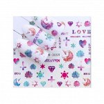 Переводные наклейки YZW 3059