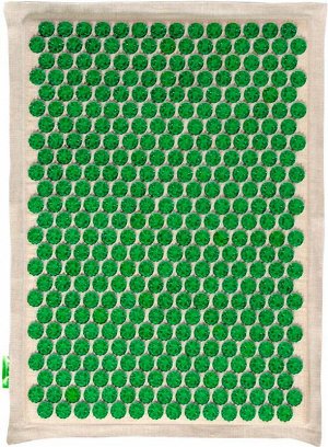 Массажер иппликатор Тибетский коврик на мягк. подлож.41х60см (зеленый)
