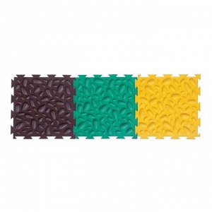 Массажный коврик - пазл, 1 модуль «Орто. Шишки мягкие», цвета в ассортименте