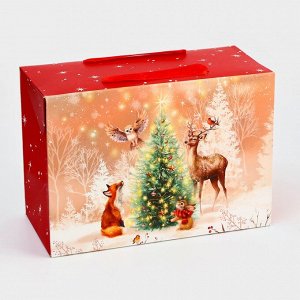 Сумка-коробка "Зверята в лесу", 23 х 16 х 11 см 10544289