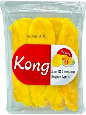 Манго сушеное 100% натуральное Kong, Упаковка 500 гр.