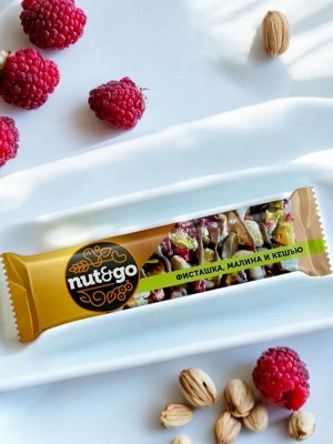 Батончик «ФИСТАШКА, МАЛИНА И КЕШЬЮ» «Nut&Go», 28 г