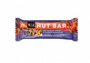 Батончик 3792 NUT BAR mini Мёд-миндаль-кешью 30г 4бл*20шт