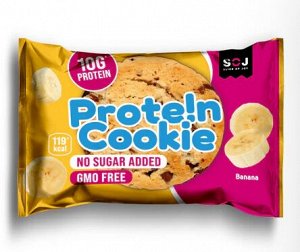 Печенье 3968 Prote!n Cookie Банан 37г 4б*10шт