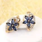 Серьги позолота  H01-4084