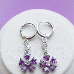 Серьги покрытие родий арт R2-0003