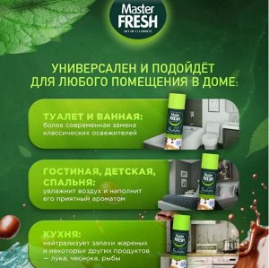 ARVITEX Master Fresh освежитель воздуха АРОМАТНЫЙ КАПУЧИНО 300 мл