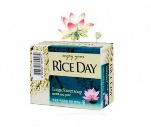 CJ Lion Мыло туалетное Rice Day, экстракт лотоса, 100 гр