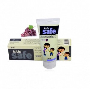 Детская зубная паста "Kids Safe" со вкусом винограда, от 3-х до 12 лет, 90 гр.