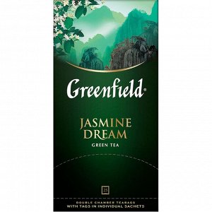 Чай зеленый Greenfield Jasmine Dream [25пак, жасмин, Россия]