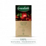 Чай черный Greenfield Grand Fruit [25пак, гранат, Россия]