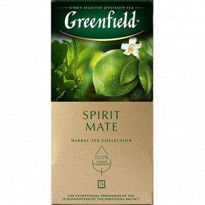 Чай травяной Greenfield Spirit Mate [25пак, лайм и грейпфрут, Россия]