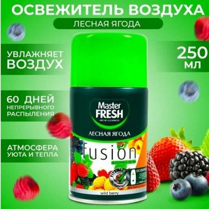 ARVITEX Master Fresh освеж.воздуха СМЕННЫЙ БАЛЛОН д/авт.спрея ЛЕСНАЯ ЯГОДА 250 мл 6894