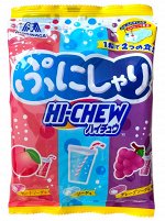 Конфеты жевательные Punishari Hi-Chew ассорти 3 вкуса, Morinaga 68г, 1/8/64