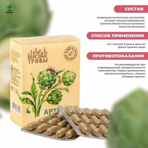 "АРТИШОК" растительный экстракт, №60, капс.по 450мг