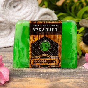 Косметическое мыло для бани и сауны "Эвкалипт", "Добропаровъ", 100 гр.