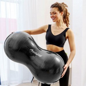 Фитбол овальный ONLYTOP, 900 г, цвета МИКС