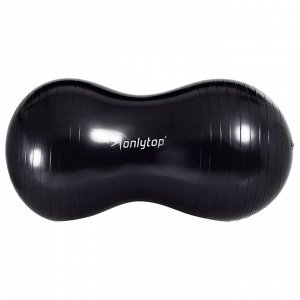Фитбол овальный ONLYTOP, 900 г, цвета МИКС