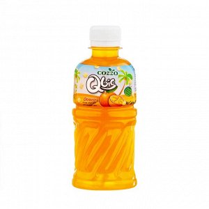 Напиток апельсиновый с кусочками кокосового желе "QBIC", 320 мл.