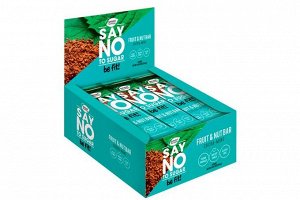 «Smart Formula», фруктово-ореховый батончик Cocoa – mint, 40 г (упаковка 15 шт)