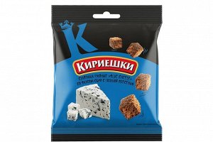 «Кириешки», сухарики со вкусом сыра с голубой плесенью, 40 г