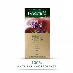 Чай черный Greenfield Spring Melody [25пак, фрукты и травы, Россия]