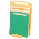 Доски разделочные (набор) 3шт (L, M, S), на подставке, пластик, PRACTIC