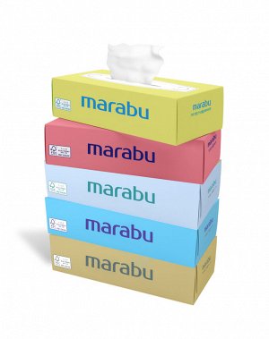Салфетки бумажные MARABU размер 21,5*19, 1 уп./150 шт однотонная 5уп.