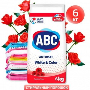АВС Порошок для стирки автомат "Роза" 6 кг