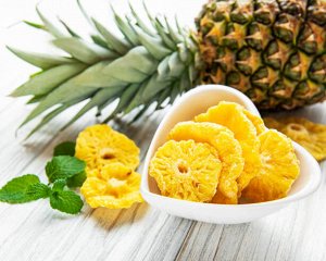 Ананас сушеный натуральный кольца 250 грамм