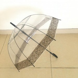 Зонтик-трость "леопардовый принт"