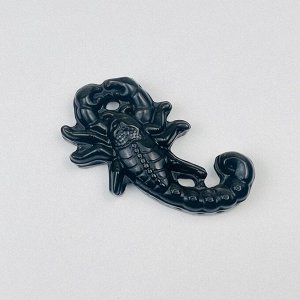 Фигурка "Скорпион" из серебристого Обсидиана