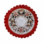 Новогодняя сервировочная салфетка на стол 6шт