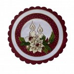 Новогодняя сервировочная салфетка на стол 6шт.