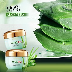BioAqua Увлажняющий крем для лица с экстрактом алоэ, 50 г