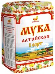 Мука пшеничная 1 сорт 2 кг  Дивинка