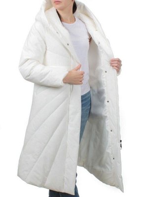 H265 WHITE Пальто зимнее облегченное женское (150 гр. холлофайбер)
