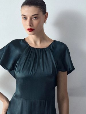 Платье миди из 100% вискозы, PL1612/petla