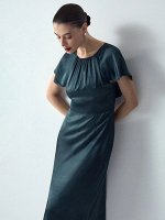 Платье миди из 100% вискозы, PL1612/petla