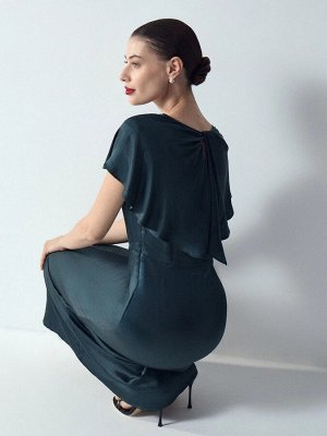 Платье миди из 100% вискозы, PL1612/petla