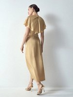 Платье миди из 100% вискозы, PL1612/gossy