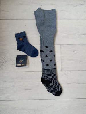 Колготки махровые 86-92 и носочки для мальчика
