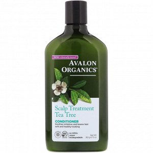 Avalon Organics, Кондиционер, с чайным деревом для кожи головы, 11 унций (312 г)