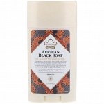 Nubian Heritage, Дезодорант с защитой 24 часа, африканское черное мыло, 64 г