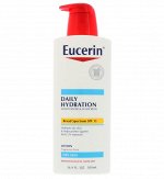 Eucerin, Лосьон, Ежедневное увлажнение, для сухой кожи, крем с защитным фактором SPF 15, без ароматизаторов, 500 мл