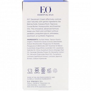 EO Products, Крем-дезодорант, лаванда, 53 г