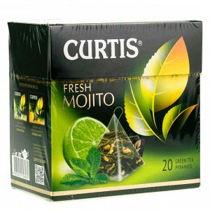 Чай зеленый Curtis Fresh Mojito [20пак, мята, лимонник, Россия]