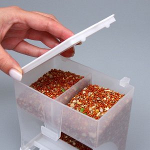 Автокормушка для птиц Пижон 8,5 х 8 х 15,4 см, белая 7