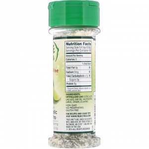 True Citrus, True Lime, Кристаллизированный лимон, Чеснок и кинза, Без соли, 1,94 унц. (55 г)