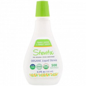 Stevita, Органическая жидкая стевия, 100 мл (3,3 жидкой унции)